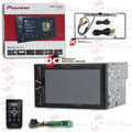 Pioneer 2-DIN 6.2" Display Digital Media Car stereo USB Bluetooth + Remote with DiscountCentralOnline FL09CH Full License plate Night vision Liquid back-up camera