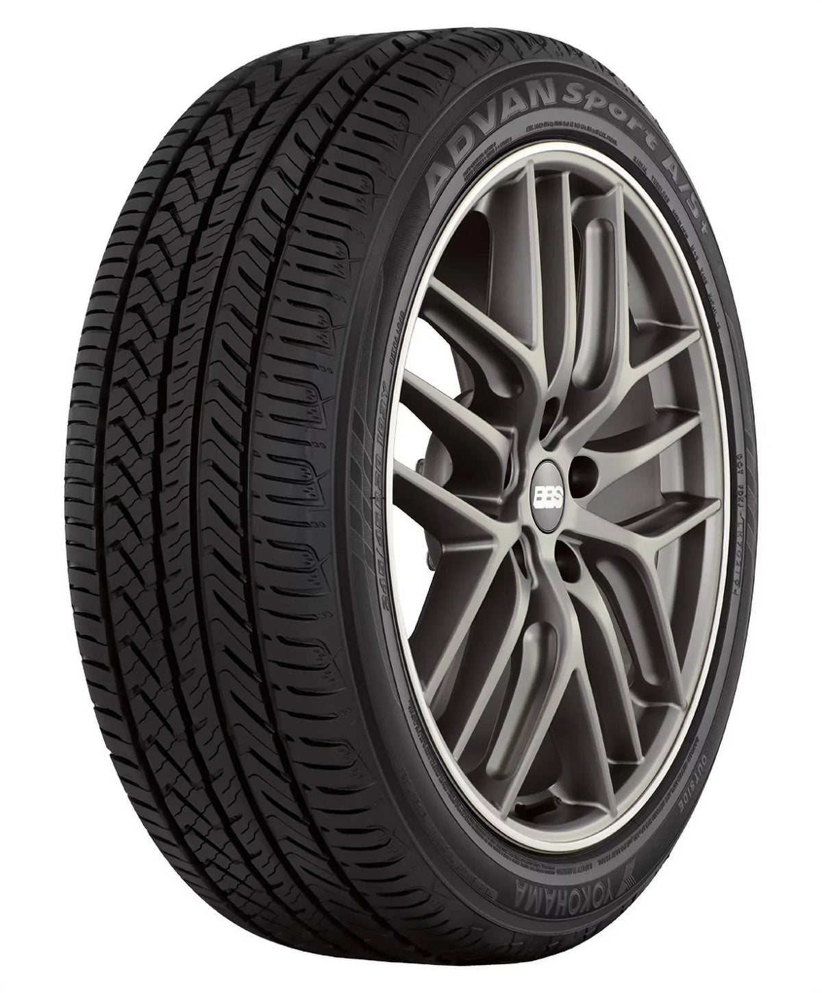 Set of 2 Yokohama Advan Sport A/S Plus 225/45R17 94W XL Tires Fits: 2017-19 Chevrolet Cruze Diesel, 2021 Toyota Corolla S