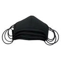 Saddleman SDLSDL-FMS-01 10 in. Small Reusable Facemask, Black - Pack of 4