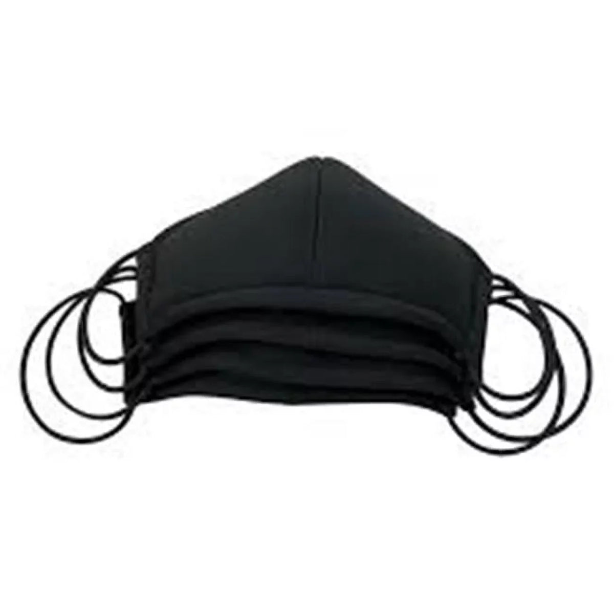 Saddleman SDLSDL-FMS-01 10 in. Small Reusable Facemask, Black - Pack of 4