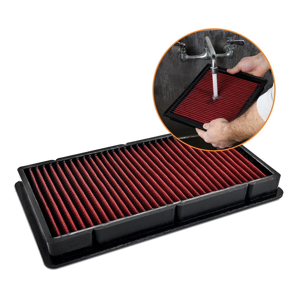 Mishimoto Reusable Drop-In Air Filter, Compatible with Ford 7.3L Powerstroke 2001-2003