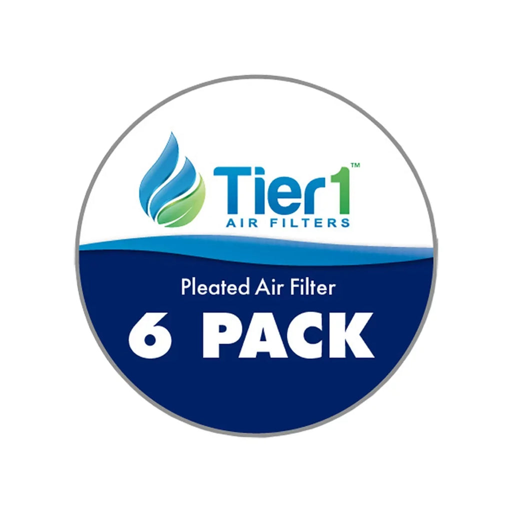 Tier1 Pleated Air Filer - 16x25x4 - MERV 11 - Replacement for Ultra Allergen System Air Filter - Improved Air Quality - 6 Pack