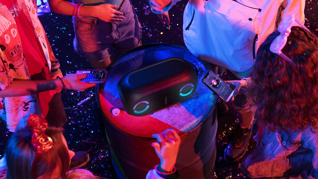 Soundcore by Anker- Rave PartyCast Portable Speaker | 80W | IPX7 Liquid | 18-Hour Playtime | Black | A3390Z12