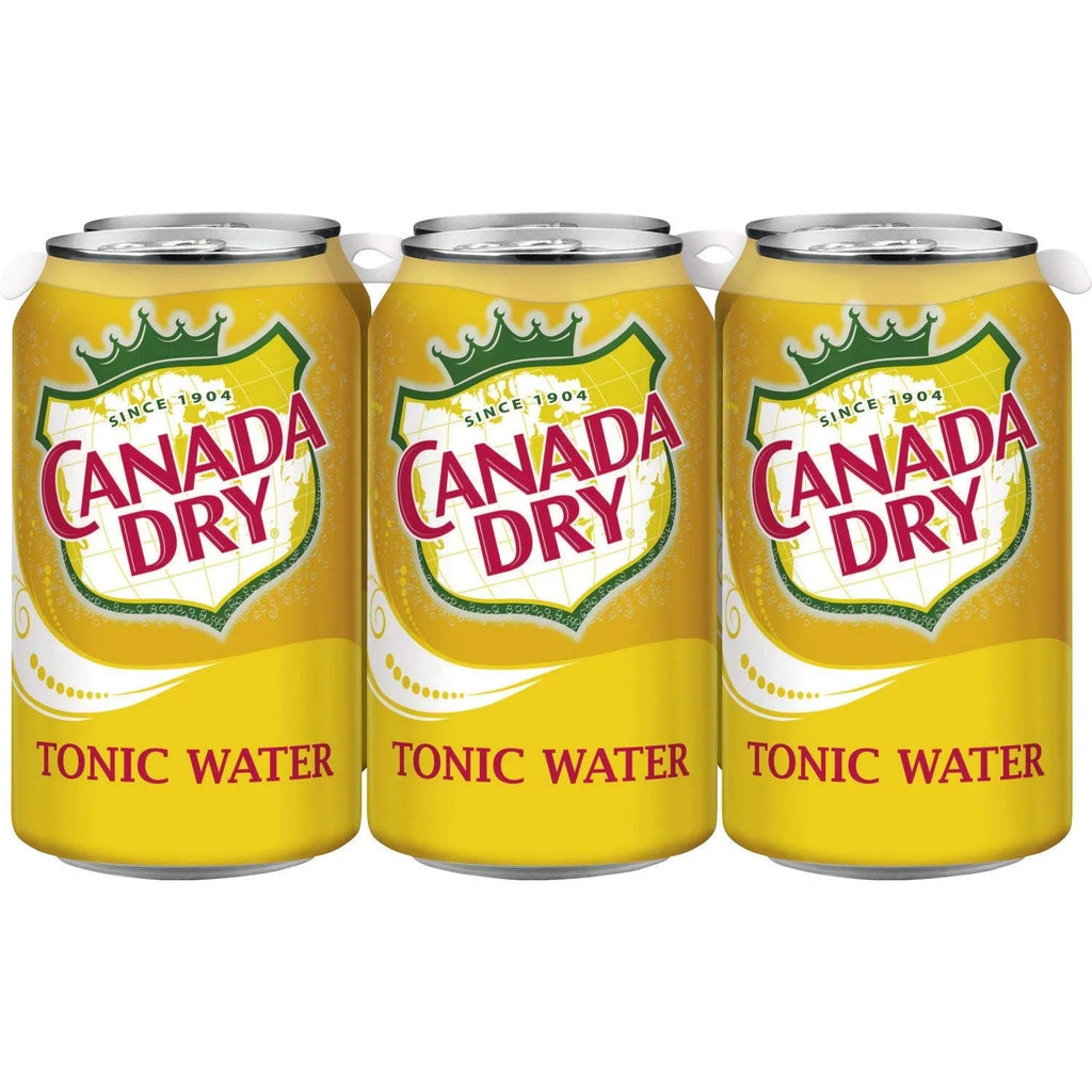 Canada Dry Tonic Liquid 12oz Can (Pack of 18, Total of 216 Oz), All Natural Family Pack Drinks