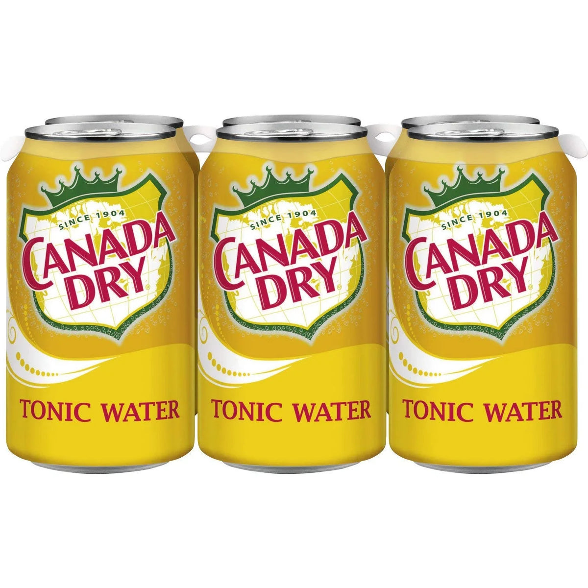 Canada Dry Tonic Liquid 12oz Can (Pack of 18, Total of 216 Oz), All Natural Family Pack Drinks