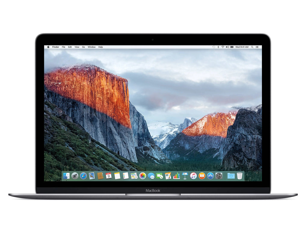 Macbook (MLH72LL/A) 12-inch Retina Display Core m3 256GB - Space Gray (Early 2016) (Certified Refurbished