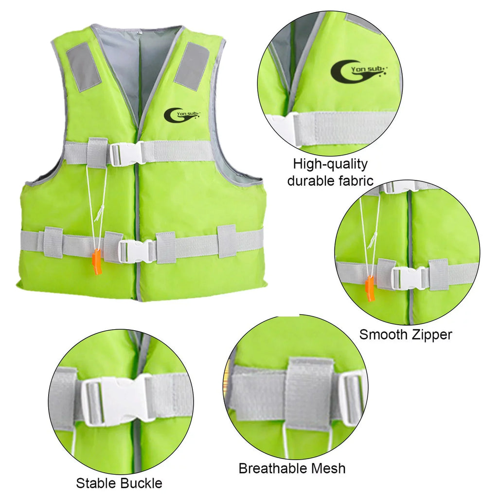 YHAIOGS Sport Jackets Life Vest Swim Adults Liquid Jacket for Adults Outdoor Boating Swimming