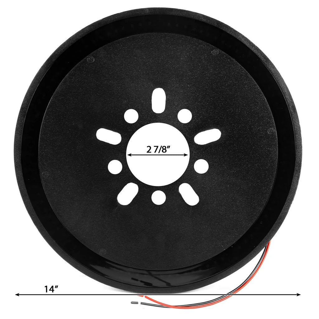 Krator Spare Tire LED Wheel Brake Light 3rd Third Brake Lights Compatible with 1987-2021 Jeep Wrangler JK JKU JL (Including Models with a Backup Camera), Red Light