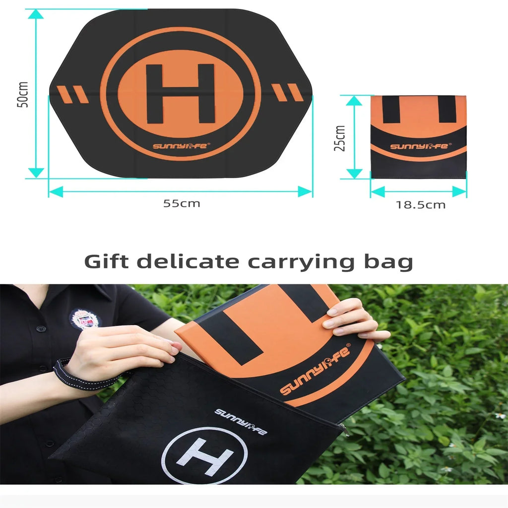 ZiSUGP Double-sided Color Liquid Take-off And Landing Pad For Small And Medium Drones 4k Drones for Adults