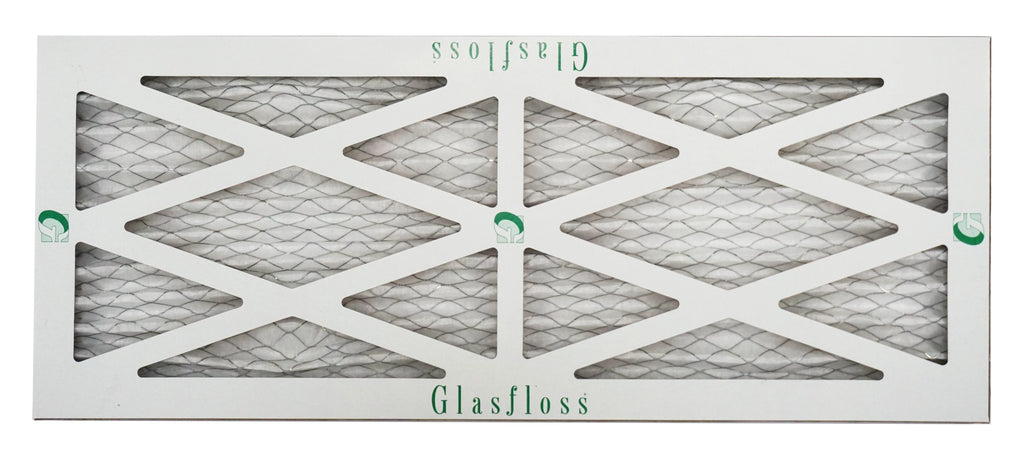 Glasfloss Air Filter 10x25x2 - 2" MERV 10 - (Pack of 6) - Pleated AC or HVAC Air Filter - Furnace Air Filter - Home or Office - Made In The USA.