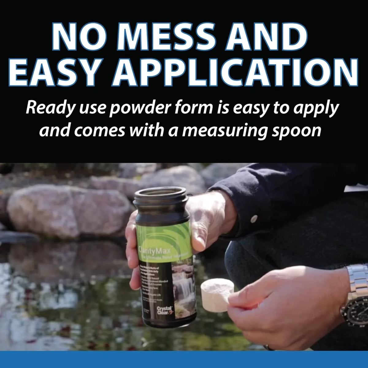 CrystalClear ClarityMax - Pond, Stream & Liquid Treatment - 6 pounds treats up to 48,000 gallons