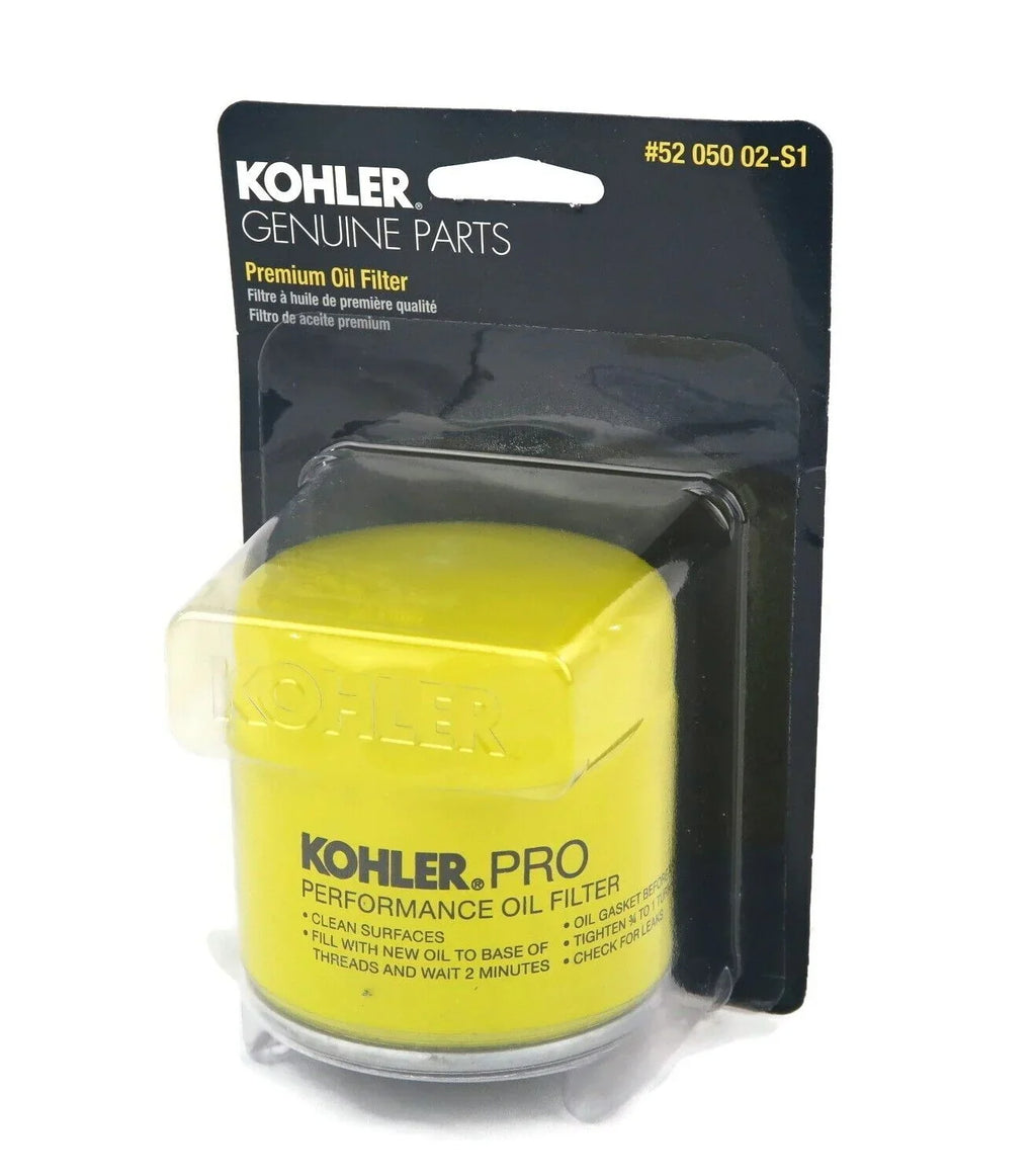 OEM | (3 Pack) Pro Capability Anti-drain Oil Filter for Kohler 52 050 02, 5205002