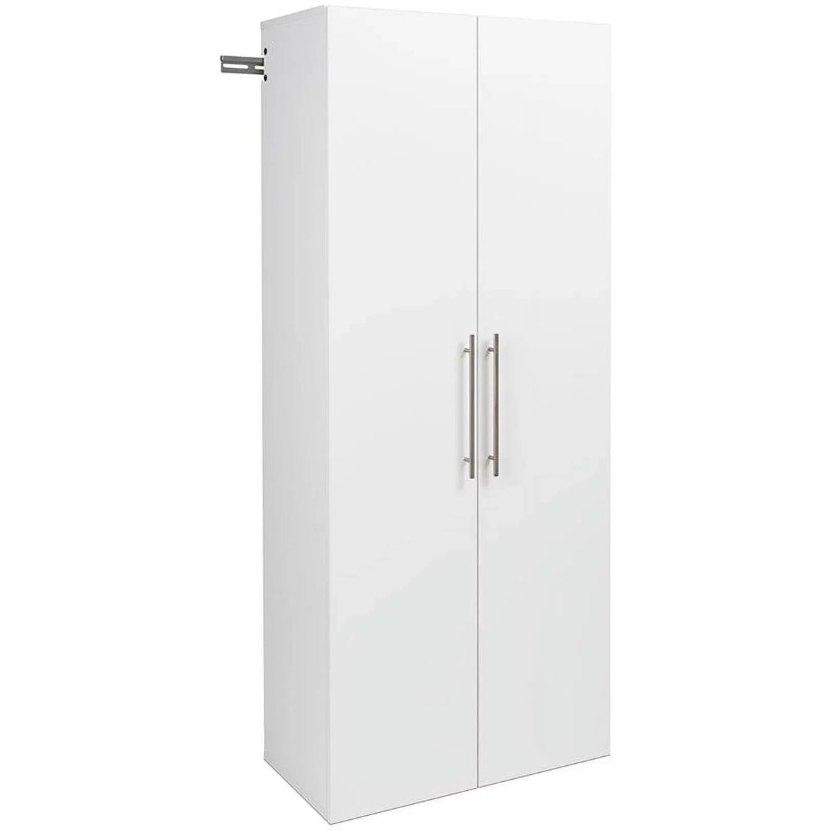 Pemberly Row 30" Large Wall Mounted Garage Cabinet in White Finish