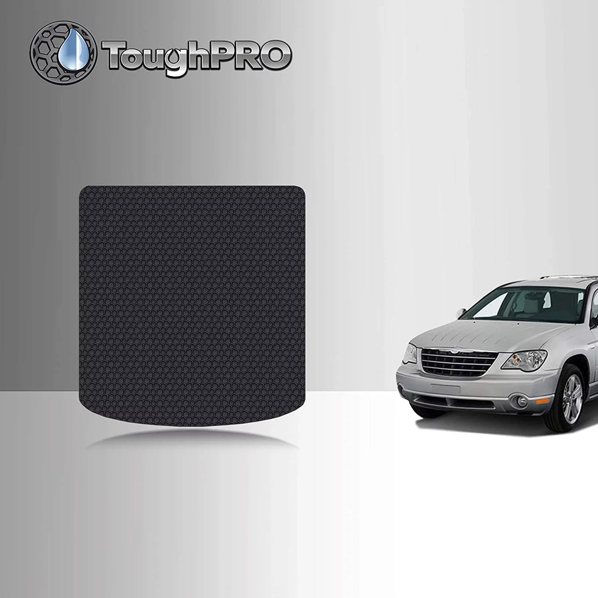 TOUGHPRO Cargo/Trunk Mat Accessories Compatible with Chrysler Pacifica - 3rd Row Down - All Weather - Heavy Duty - Custom Fit - (Made in USA) - 2021
