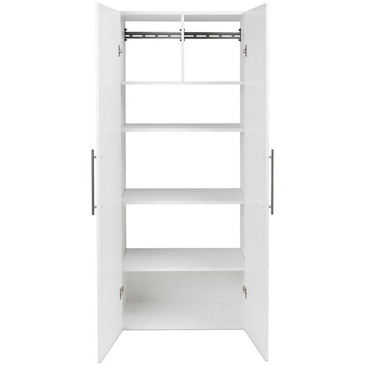 Pemberly Row 30" Large Wall Mounted Garage Cabinet in White Finish
