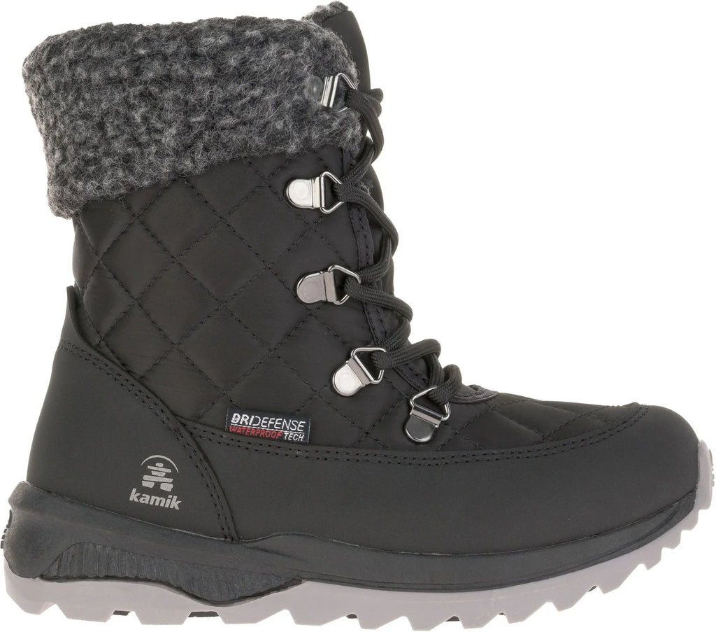 Kamik Libra big kids Winter Fluid Boots black Size 3 youth New in box