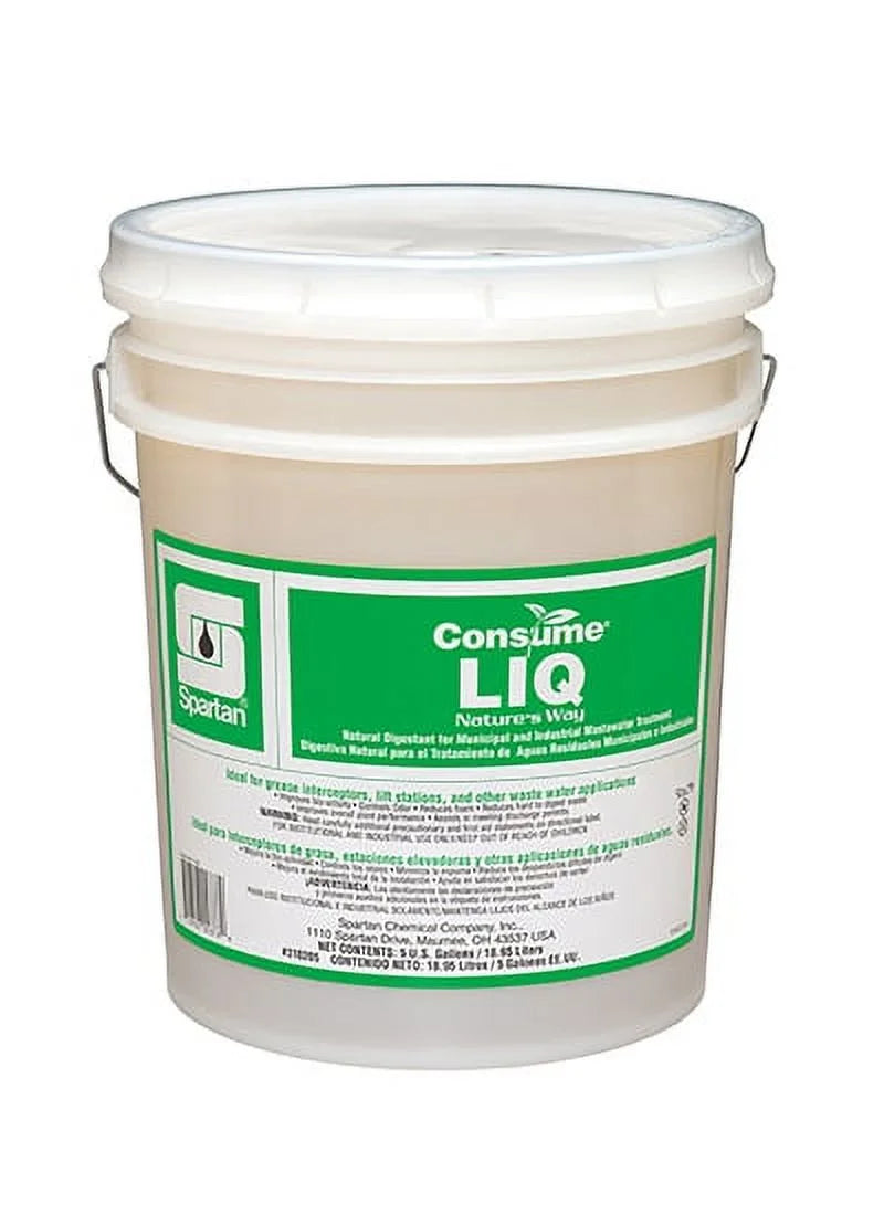 Spartan Consume LIQ Liquid Wastewaster Treatment, 5 gl