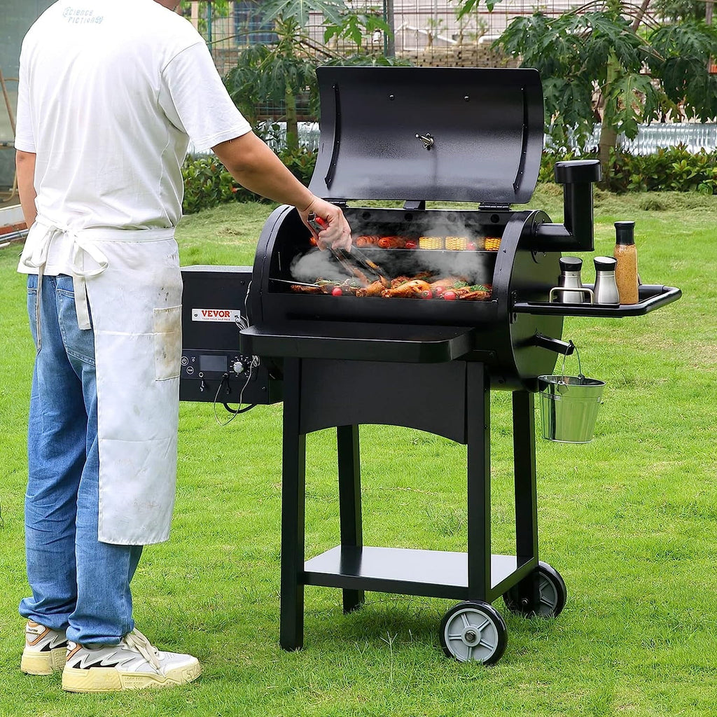 VEVOR 53" Heavy Duty Charcoal Grill BBQ Portable Grill with Cart Outdoor Cooking