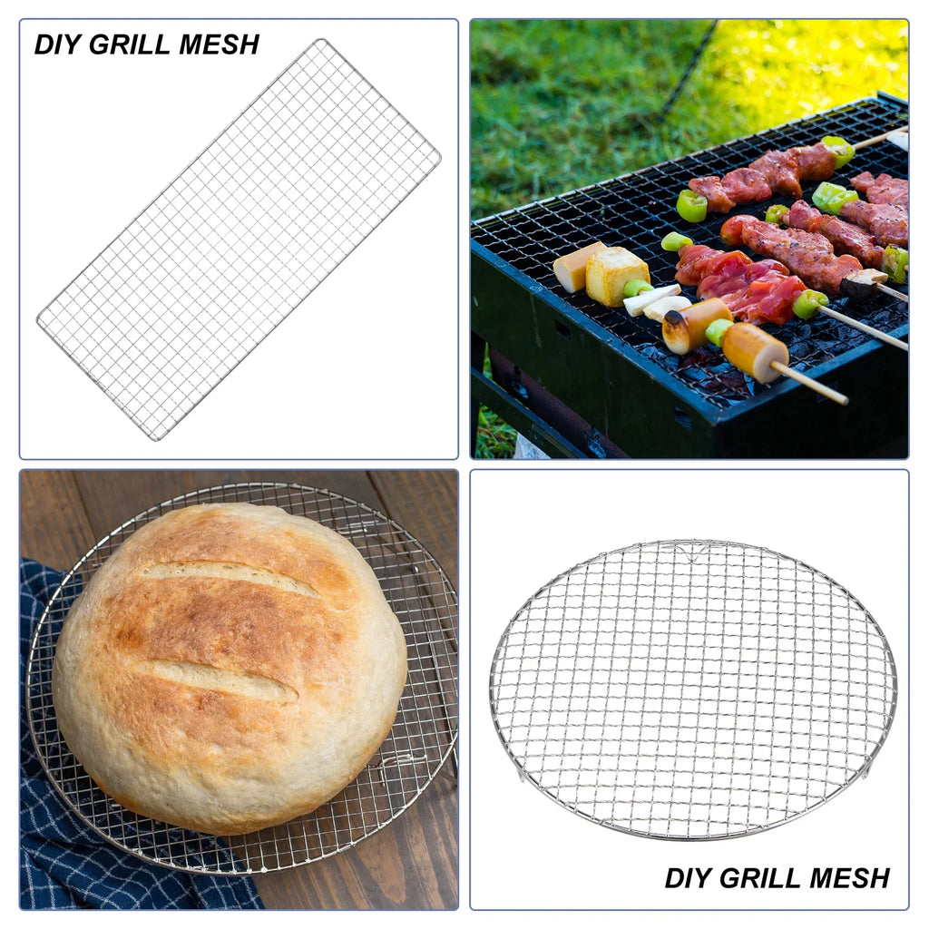 304 Stainless Steel Woven Wire Mesh Monitor Air Vent Mesh for Window Display Display Door Replacement