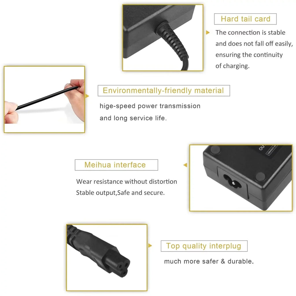 CJP-Geek 135W AC Adapter Charger Power Cord for Ideapad Y40-70 Y50-70 Supply Cord
