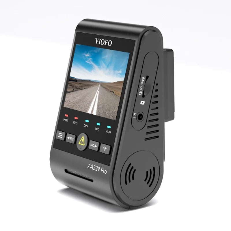 VIOFO A229 PRO 1CH 4K Front Dashcam with WiFi, GPS, and STARVIS 2