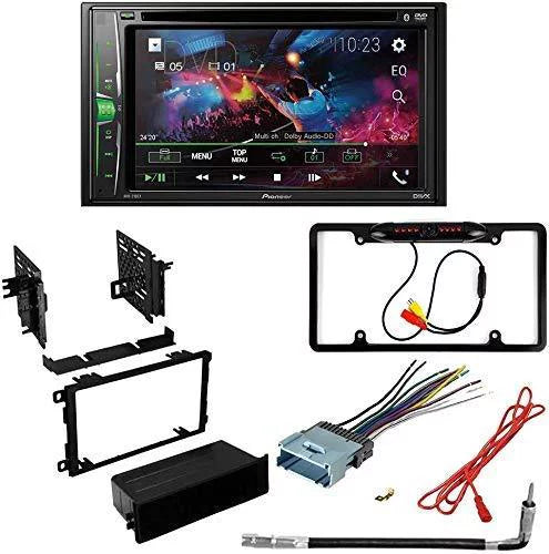 KIT4838 Bundle for 2001-2005 Pontiac Grand AM W/ Pioneer Double DIN Car Stereo with Bluetooth/Backup Camera/Installation Kit/in-Dash DVD/CD AM/FM 6.2" WVGA Display Digital Media Receiver