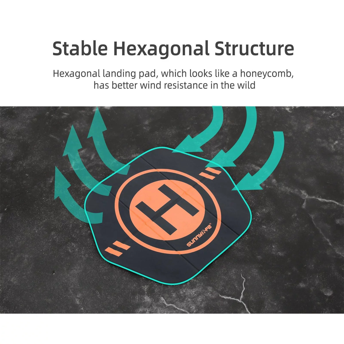 ZiSUGP Double-sided Color Liquid Take-off And Landing Pad For Small And Medium Drones 4k Drones for Adults
