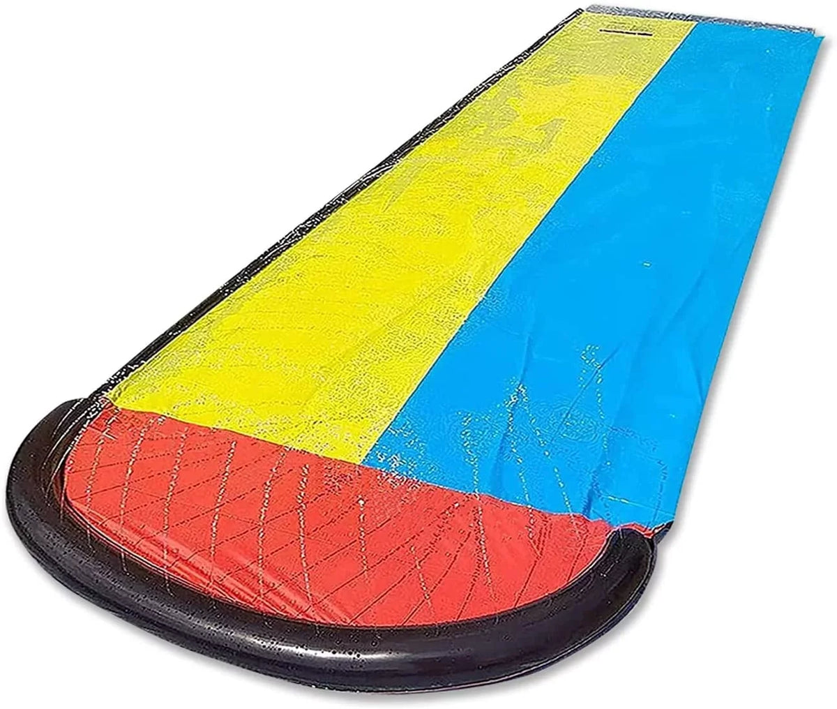 Vivazy 15.5ft Summer Backyard Quality PVC Smooth Slick , Liquid Slides Inflatable Crash Pad