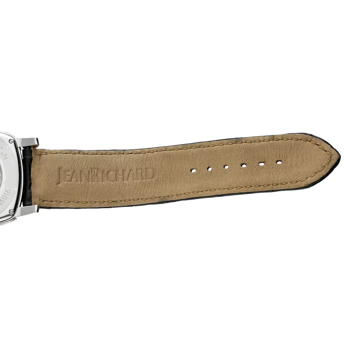 Jean Richard 46016 TV Monitor XL Moonphase Steel Leather Automatic Men's Watch
