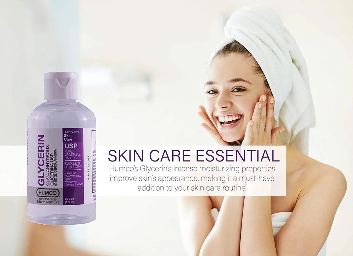 6 Pack - Humco Glycerin Skin Protectant USP 99.5% 6oz Each