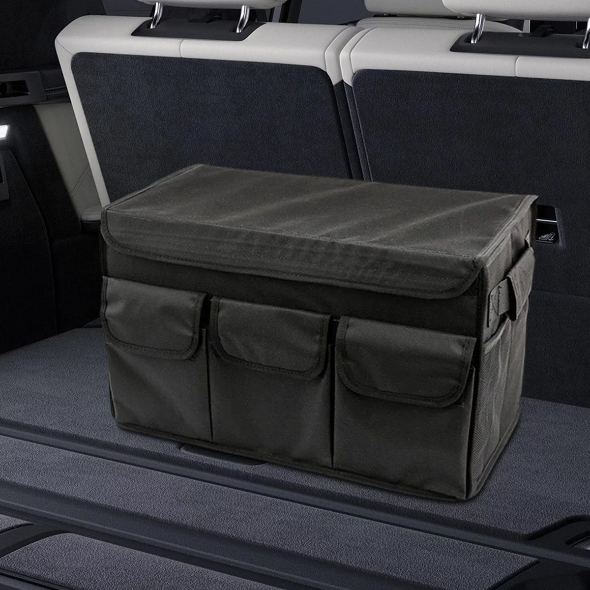 Car Trunk Organizer Bag Collapsible Camping Storage Box for SUV Vehicle L 60x30x30cm