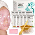 BRÜUN Peel-Off Jelly Mask Premium Modeling "Rubber Mask" Spa Set - 10 Treatments (24k Gold, Lavender, Kiwi, Peppermint, Egyptian Rose, Matcha, Chamomile, Tea tree, Jazmine)
