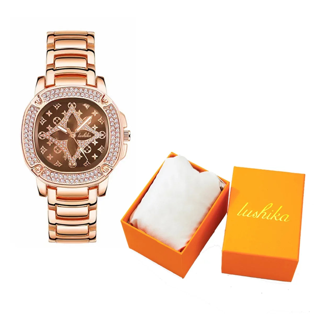 RICHPORTS Back To School Supplies Sale Women's Rose Gold Tone Bracelet Watch Christmas Day Gift