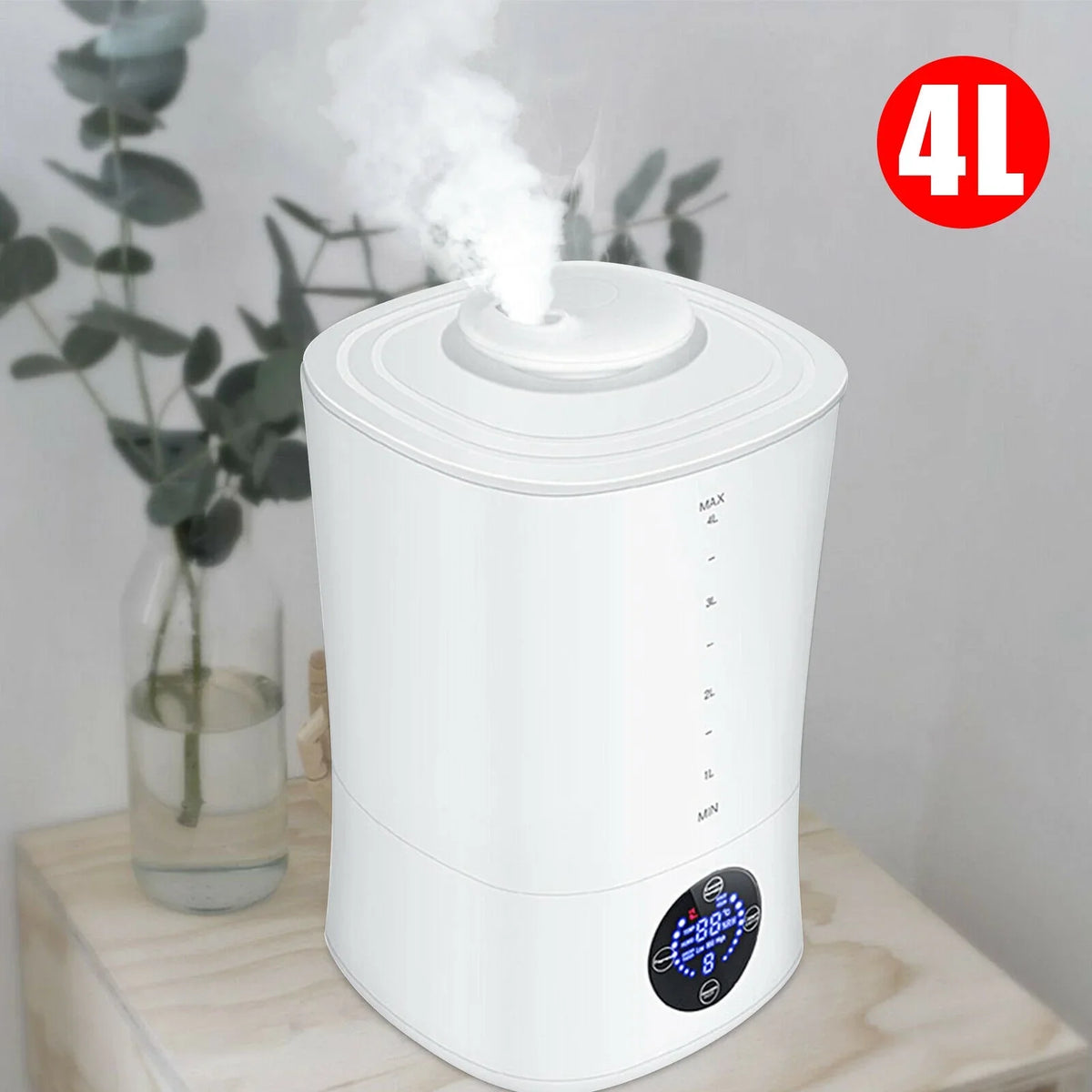 DIY Sodium 4L Hypochlorous Acid Liquid Making Machine Humidifier W/ Remote White