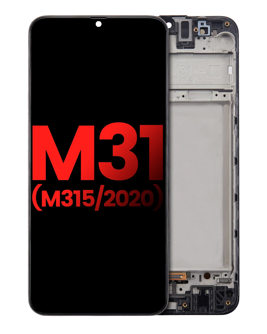 Replacement OLED Assembly With Frame Compatible For Galaxy M31 (M315 / 2020) (Aftermarket Plus) (All Colors)