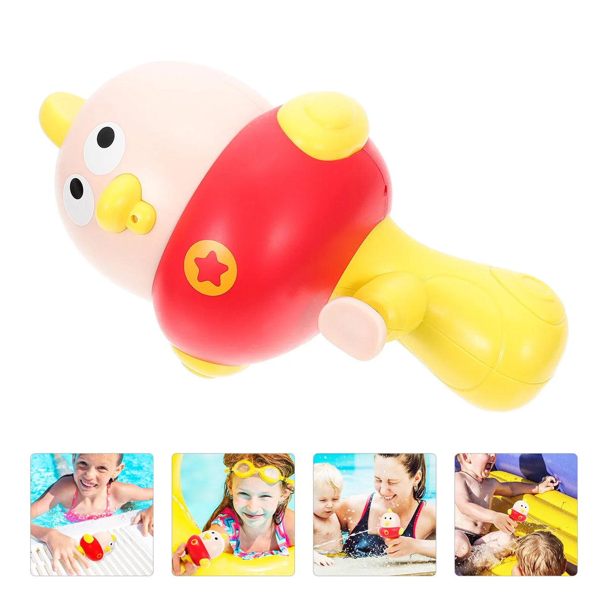 4pcs Interesting Squirt Shooter Wear-resistant Liquid Toy Interactive Squirt Toy Kids Supply