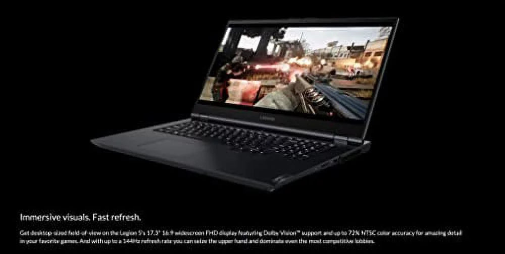 Legion 5 Gen 6 Gaming Mobile pc 17.3" FHD IPS 144Hz Display, Ryzen 7 5800H, NVIDIA GeForce RTX 3070(TGP 130W), Dolby Vision, Type-C, Win 10 Free Upto 11 (16GB RAM | 1TB PCIe SSD)