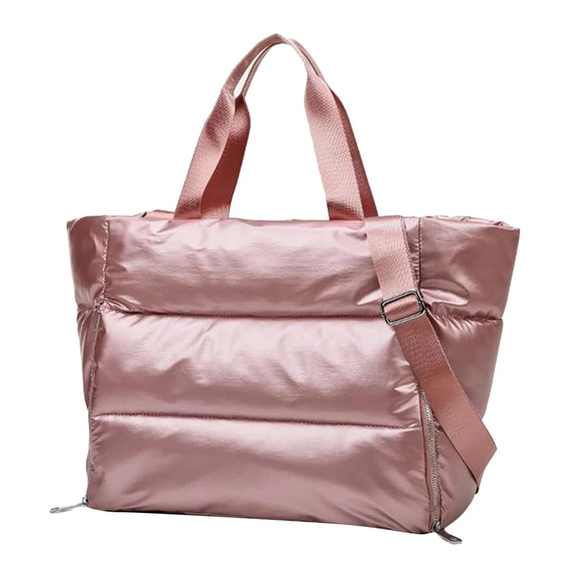 Segolike Travel Duffel Bag Liquid Tote Weekender Bag Overnight Bag Luggage Gym Bag for Men AndWomen , Pink