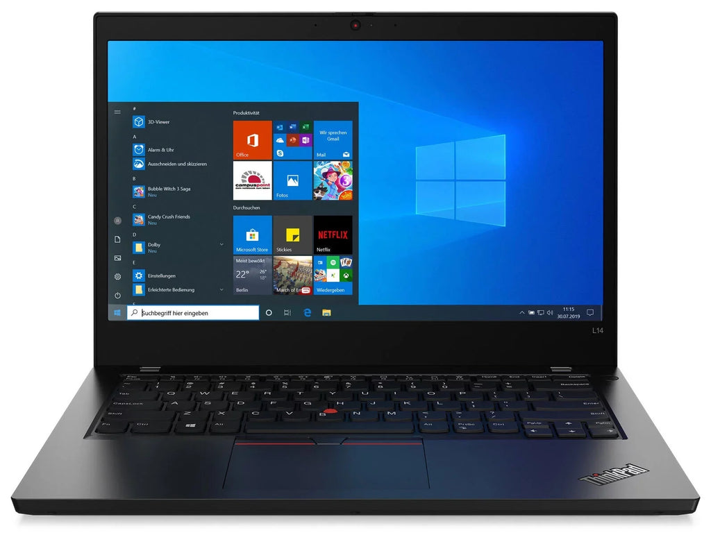 Restored ThinkPad L14 Gen 1 Home & Business Notebook ( Ryzen 5 PRO 4650U 6-Core, 14.0" 60Hz Full HD (1920x1080), Radeon, 32GB RAM, 256GB PCIe SSD, Wifi, USB 3.2, HDMI, Webcam, Win 11 Pro) (Refurbished)