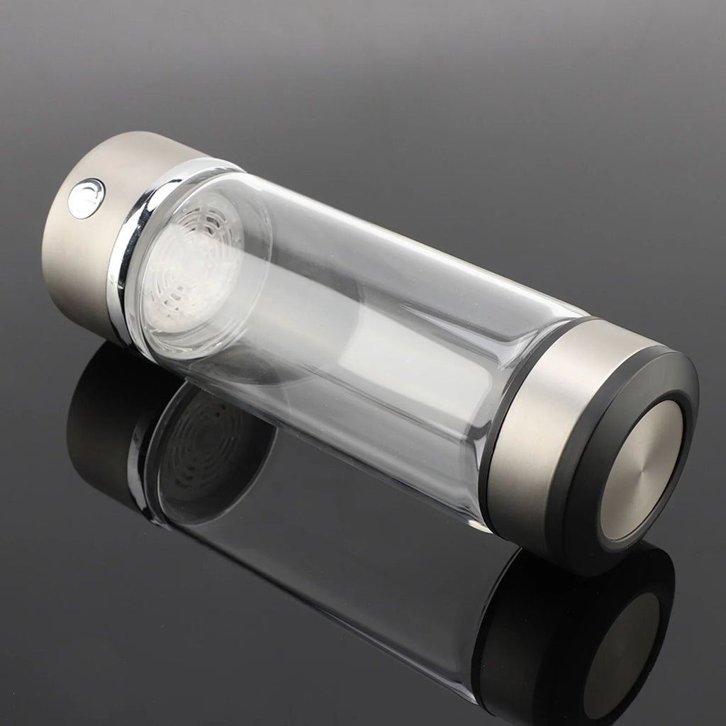 Portable Healthy Hydrogen Rich Fluid Maker Lonized Fluid Generator Bottle Lonizer Anti-Aging Antioxidant USB Rechargeable Liquid Filter Purifier Keep Body Hydrated