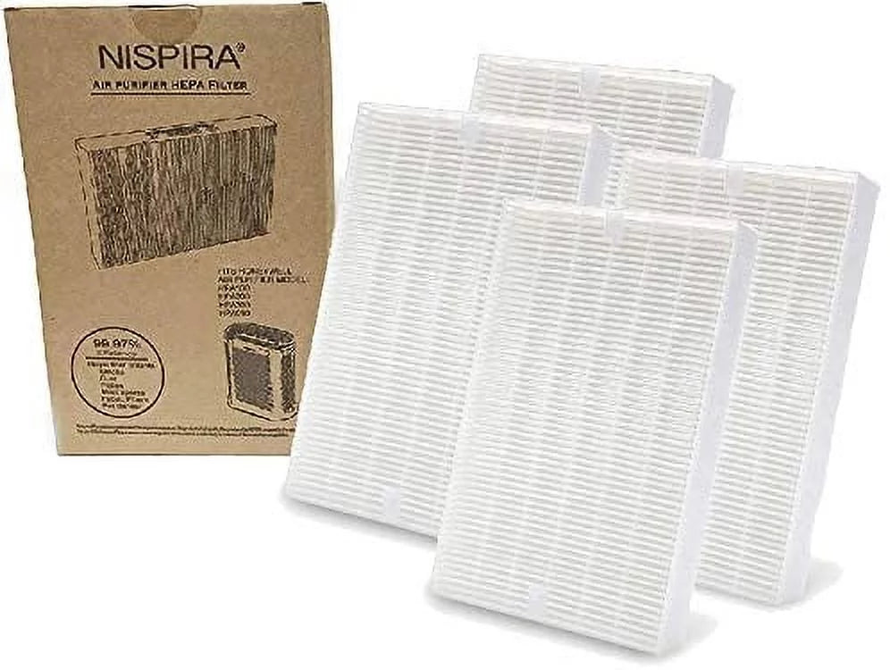 True HEPA Filter Replacement for Honeywell Air Purifier Models HPA300, HPA-090, HPA-100 and HPA200 Compared With Part HRF-R2 - 4 Packs