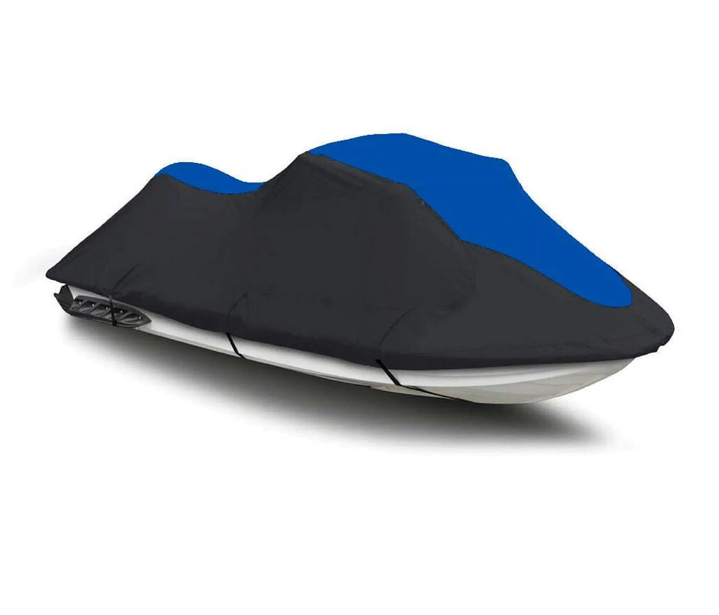 BLACK / BLUE HEAVY-DUTY, 600 DENIER Compatible for Honda Aquatrax F15 2008 2009 Jet Ski Fluid Cover