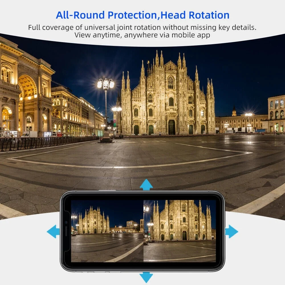 IP66 Outdoor Fluid Camera Real-time Two-Way Audio Enhanced Dual Antenna TF Card Slot 1080P HD