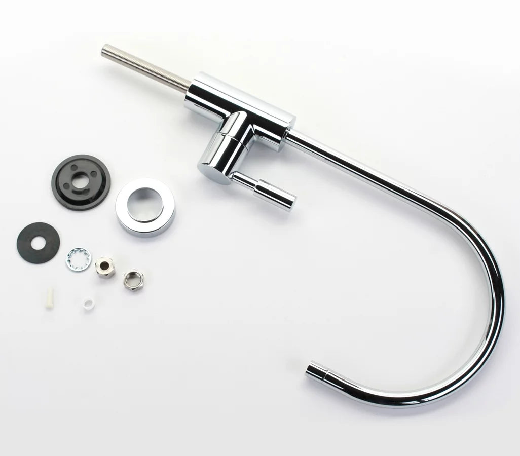 Hydronix LF-EC25-CP Modern Ceramic RO Reverse Osmosis or Filtered Liquid Faucet, Chrome