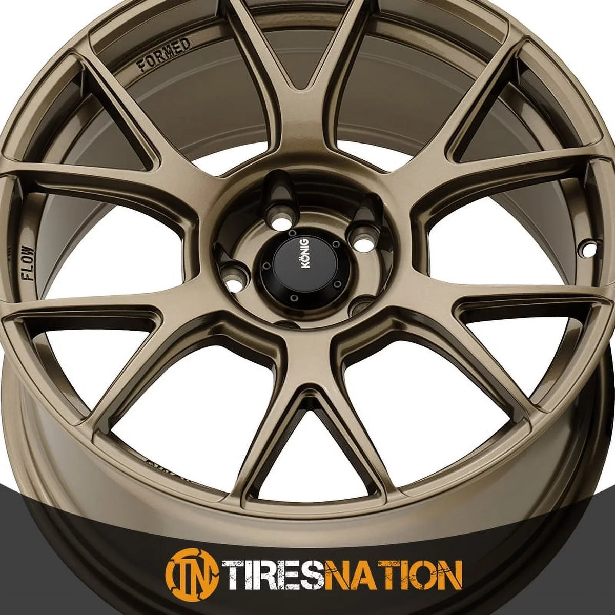 17x8 Konig 56BZ Ampliform Gloss Bronze Wheel 5x100 (40mm)
