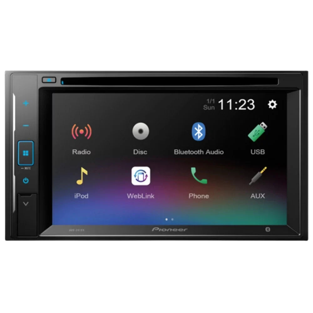 KIT4838 Bundle for 2001-2005 Pontiac Grand AM W/ Pioneer Double DIN Car Stereo with Bluetooth/Backup Camera/Installation Kit/in-Dash DVD/CD AM/FM 6.2" WVGA Display Digital Media Receiver