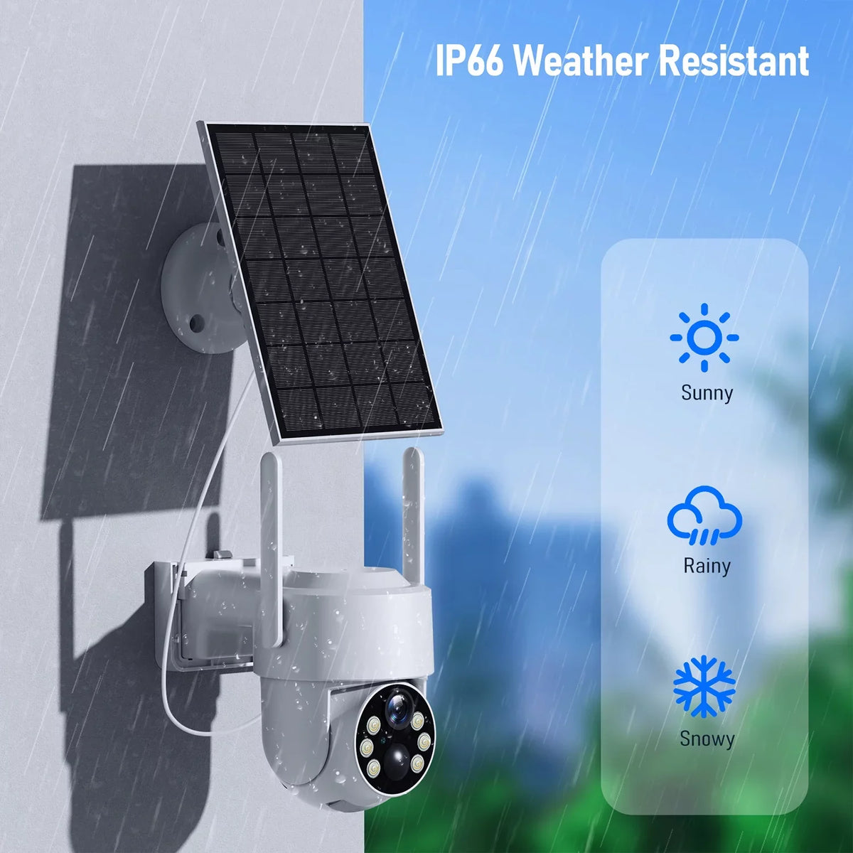 Toguard SC21 2K/4MP Solar Wireless WiFi Security Camera Outdoor PTZ Dome Camera