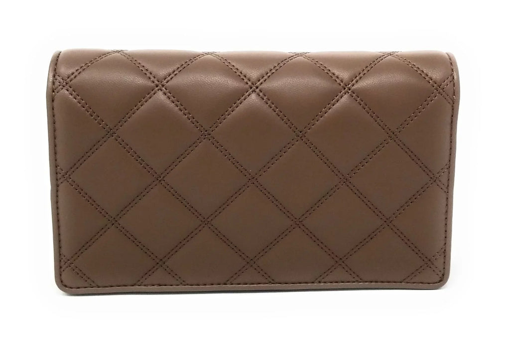 Tory Burch Womens Savannah Chain Flat Wallet (Classic Taupe)