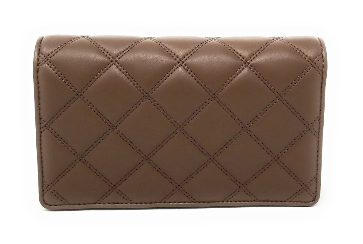 Tory Burch Womens Savannah Chain Flat Wallet (Classic Taupe)