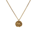 Blue Box Boutique Inc Gold Stainless Steel Capricorn Zodiac Pendant Necklace for Women, Teens | Horoscope, Birthday Gift